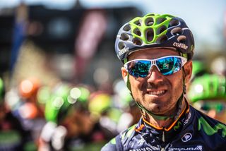 Alejandro Valverde was relaxed on the start line