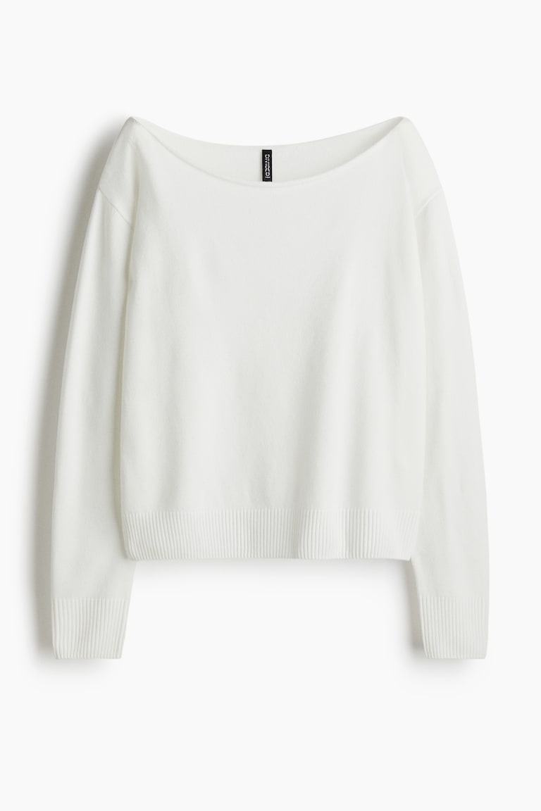 Off-The-Shoulder Sweater