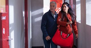 Mac Nightingale sees Neeta Kaur at the school and drags her into the boiler room. He hits the boiler in anger but unknowingly loosens a valve. His fury escalates when Neeta shows him the drawing of her and Hunter, and Mac sets fire to it, but causes an earth-shattering explosion when the flames hit the gas leaking from the boiler in Hollyoaks.