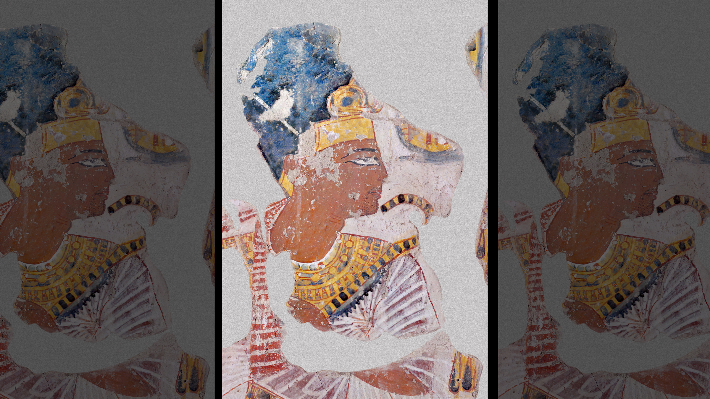 How hidden details in ancient Egyptian tomb paintings are revealed