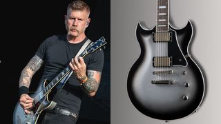 Bill Kelliher and ESP LTD Bill Kelliher Royal Shiva Silver Sunburst