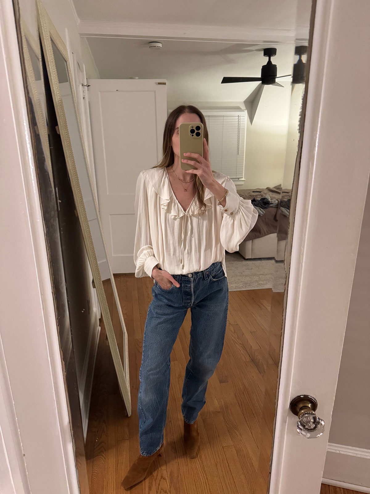 Tessa Faye O'Connell wearing a summer top.