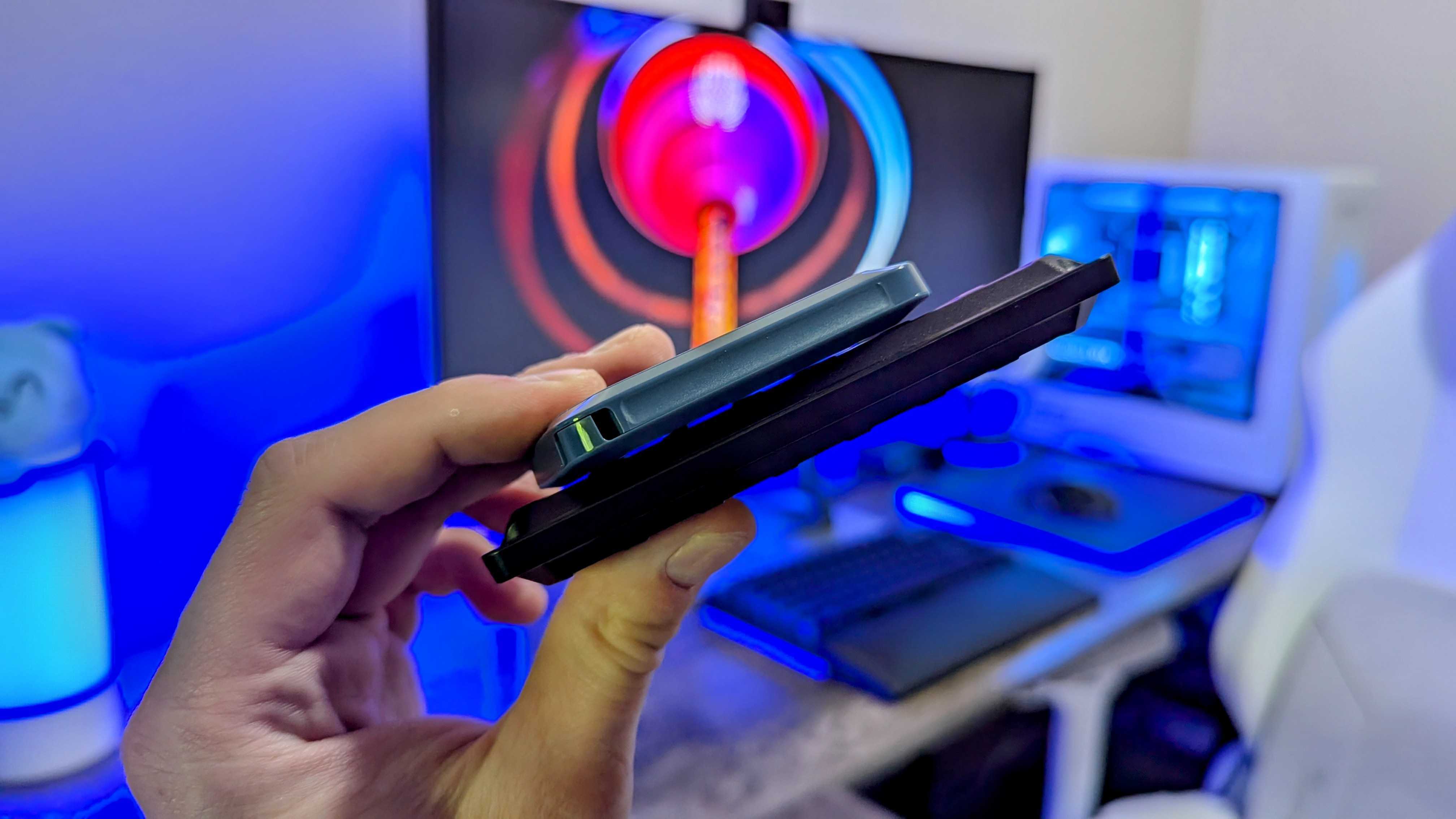 Image of the Crucial X10 Portable SSD.