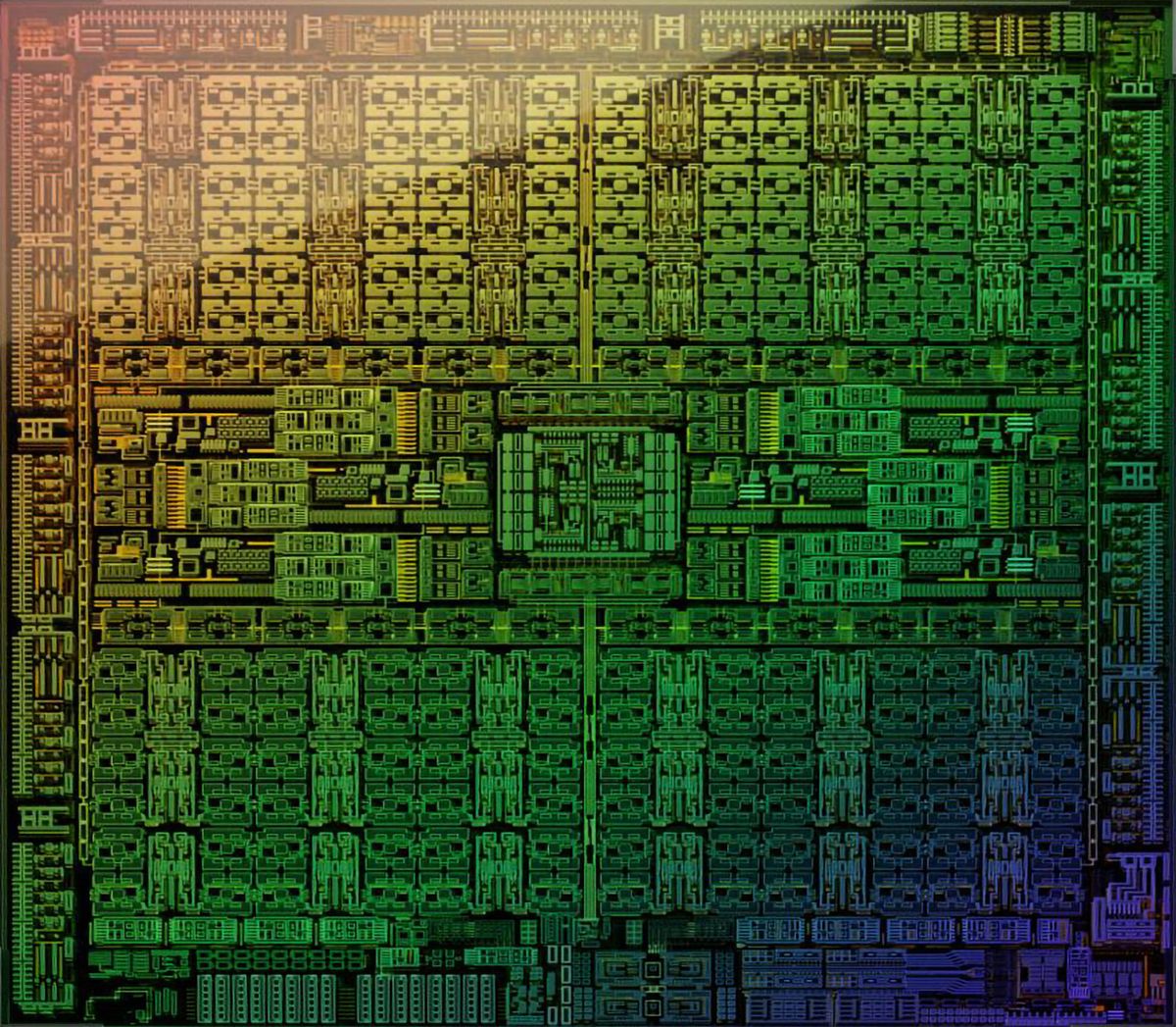 Nvidia AD102 Die Shot