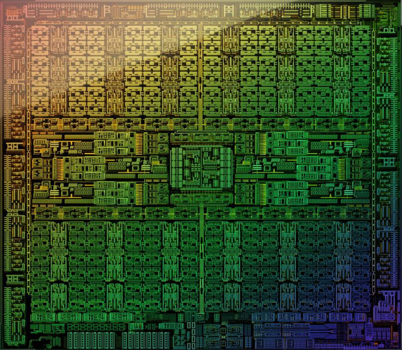 Nvidia AD102 Die Shot