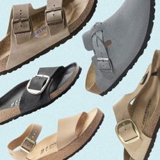Birkenstock shoes.