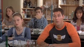 Billy Madison telling a bad joke in Billy Madison.