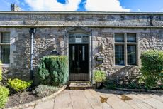 The entrance to the cottage.