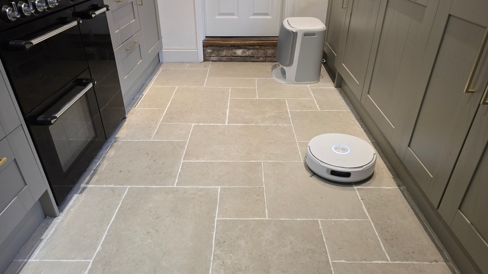 Narwal Flow cleaning kitchen floor
