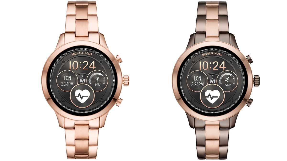 michael kors smartwatch rose gold best buy