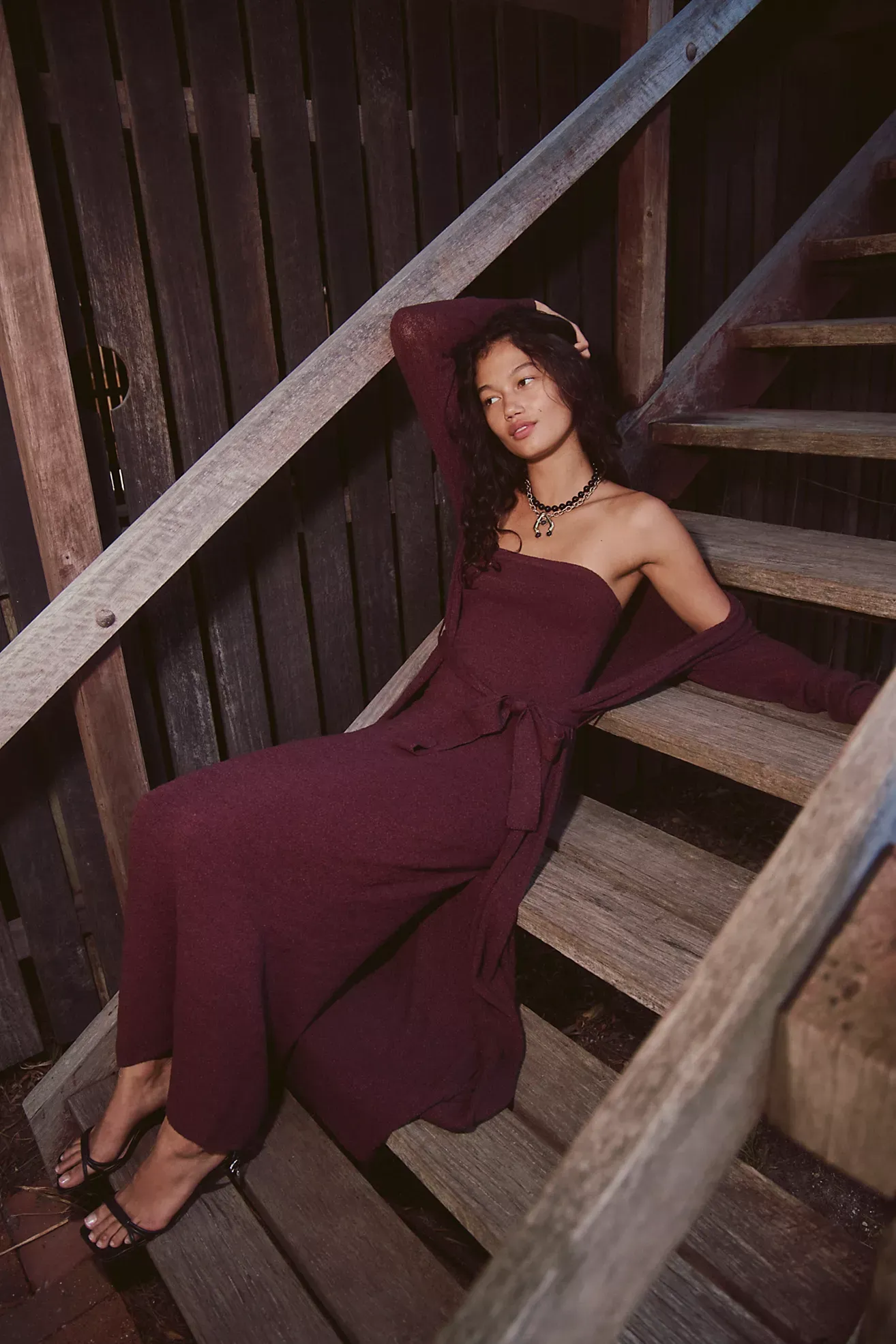 free people, Lottie Solid Sweater Dress Set