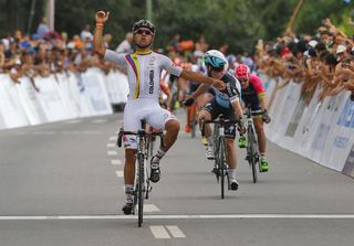 Fernando Gaviria (Colombia) wins stage 3 of the Tour de San Luis