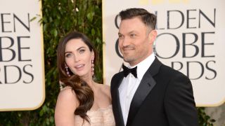 Megan Fox and Brian Austin Green at the 2013 Golden Globes