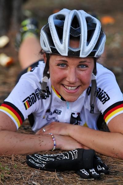 Mona Eiberweiser (German National Team) after the race