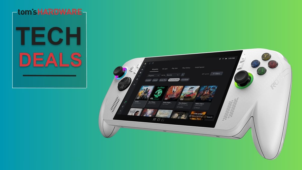 Save $110 on this Asus ROG Xbox Ally handheld, back at a record-low price — just $489.99 for this entry-level Steam Deck rival with 7-inch touchscreen, AMD Ryzen Z2 A CPU and 16GB RAM
