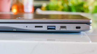 Acer Chromebook 515 profile shot showing right-hand ports