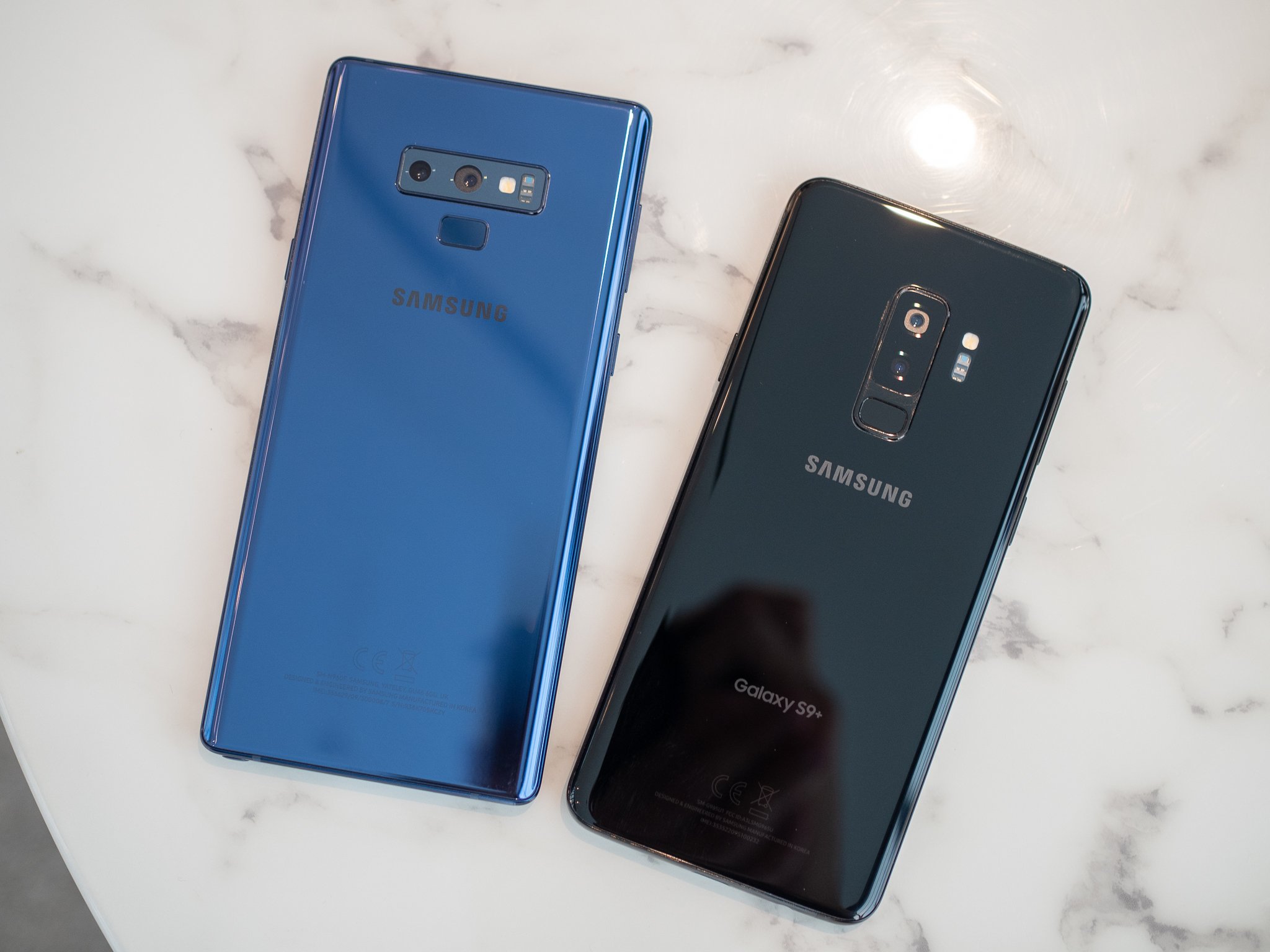 The difference between Galaxy S9 and S9+
