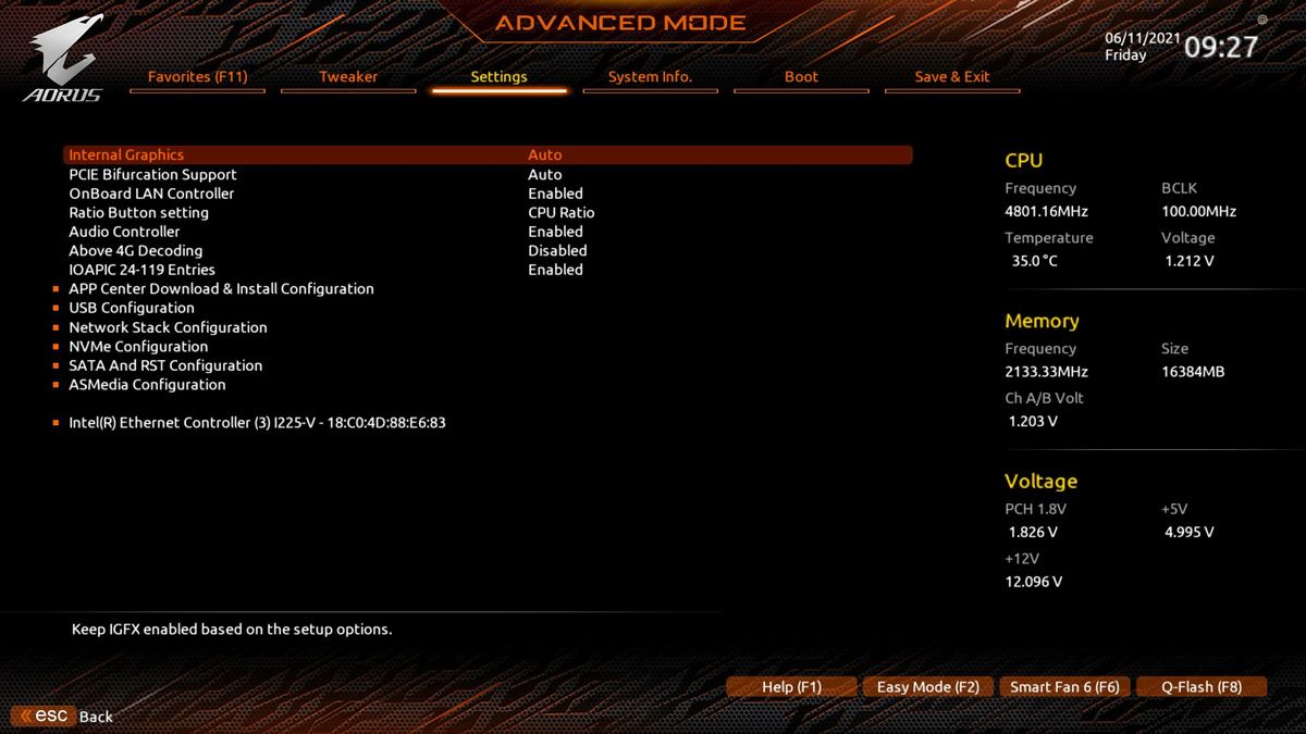 Gigabyte Z590 Aorus Tachyon