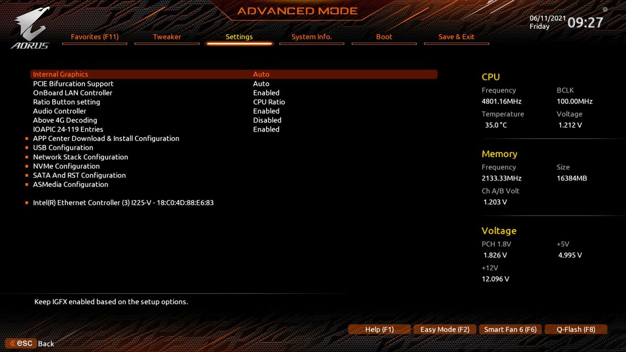 Gigabyte Z590 Aorus Tachyon