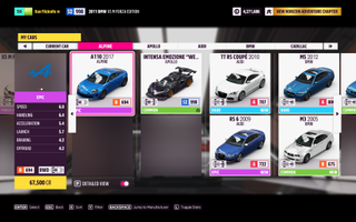 Forza Horizon 5 cars up for auction
