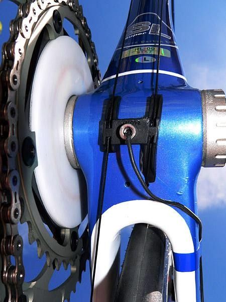 Where's the sensor? For US$250, SRM will custom install its wiring harness and sensor inside your frame.