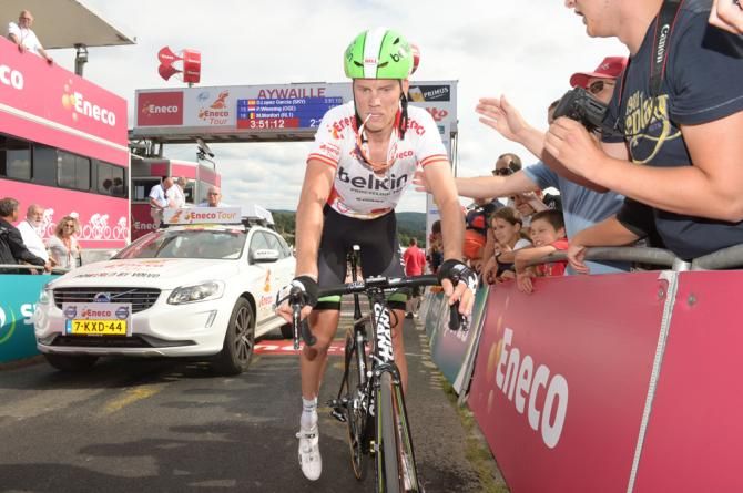 Lars Boom (Belkin) couldn't match the leaders on the climbs