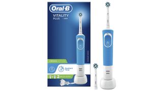 Oral-B Vitality Plus Cross Action Electric Toothbrush and box