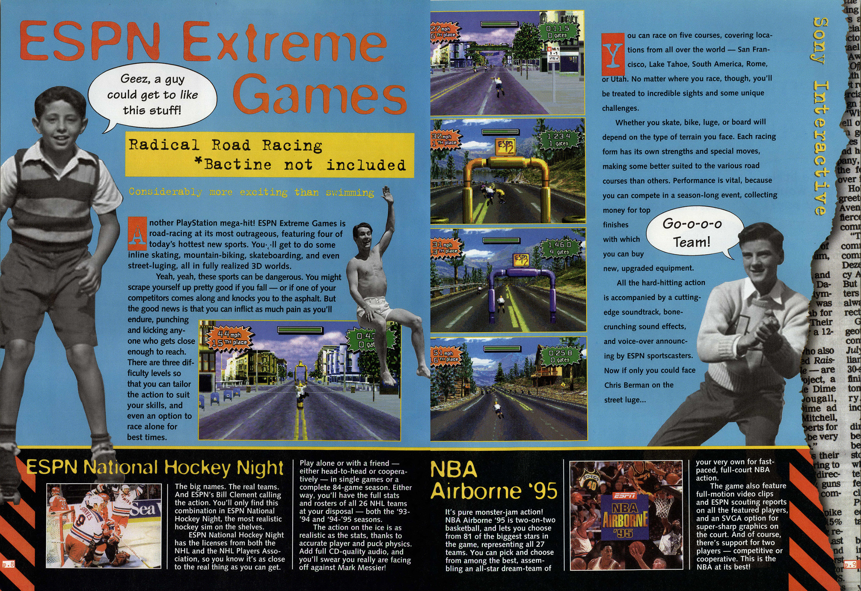 PC Gamer January 1996 Sony Interactive ads