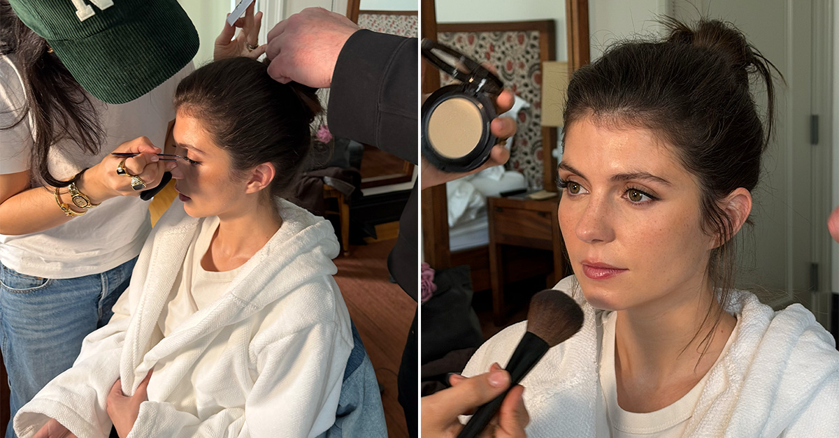 Photos of Emily Bader attending the Coach Fall/Winter 2026 show.