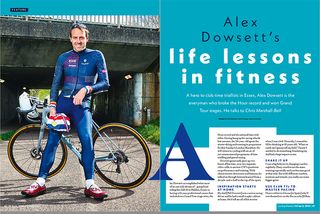Alex Dowsett Cycling Weekly magazine fitness feature