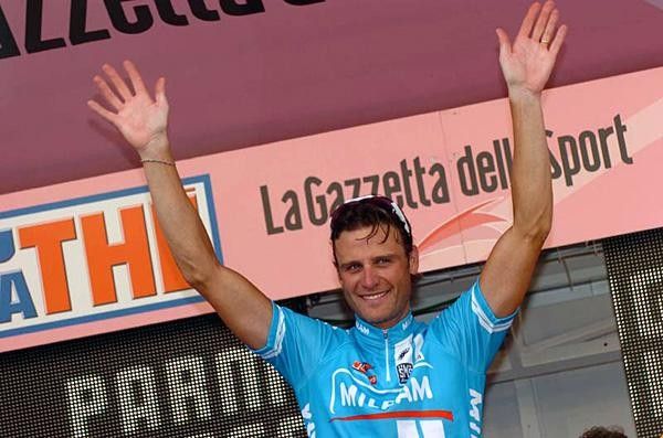 Alessandro Petacchi (Milram) after his win.
