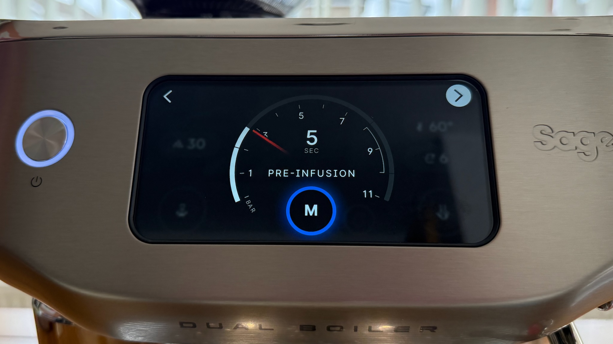 Review images showing the Sage The Oracle Dual Boiler coffee machine