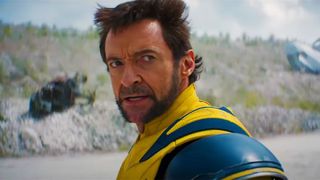 Hugh Jackman as Wolverine in the movie Deadpool and Wolverine. 
