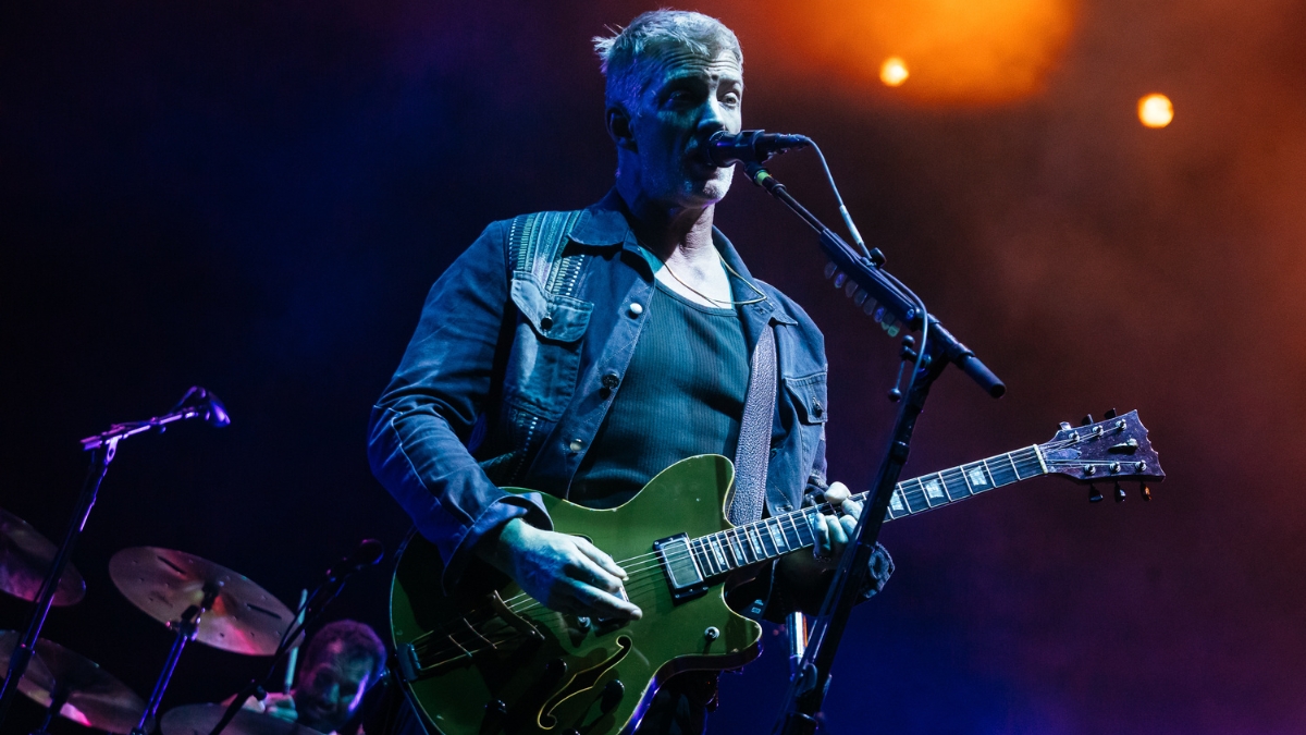 Josh Homme of Queens of Stone Age performs on the concert as a part of 'Corona Capital Sessions 2025' at Estadio Banorte on November 12, 2025 in Monterrey, Mexico