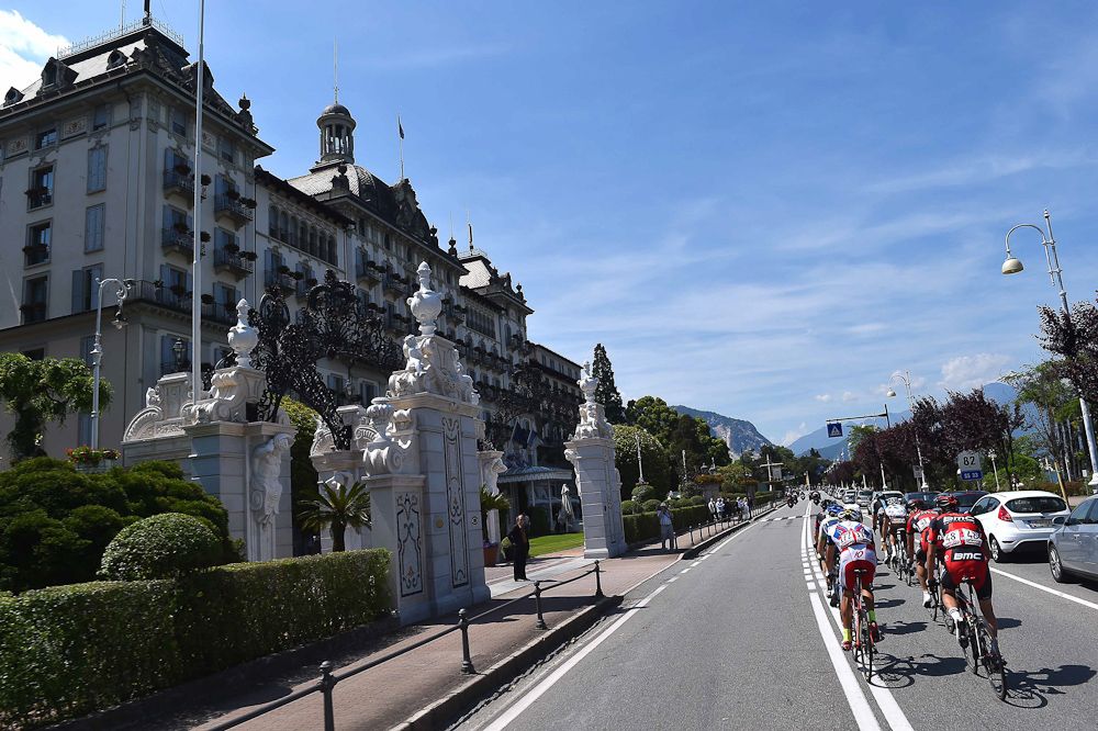 Striking architecture along Thursday's stage 18 route.