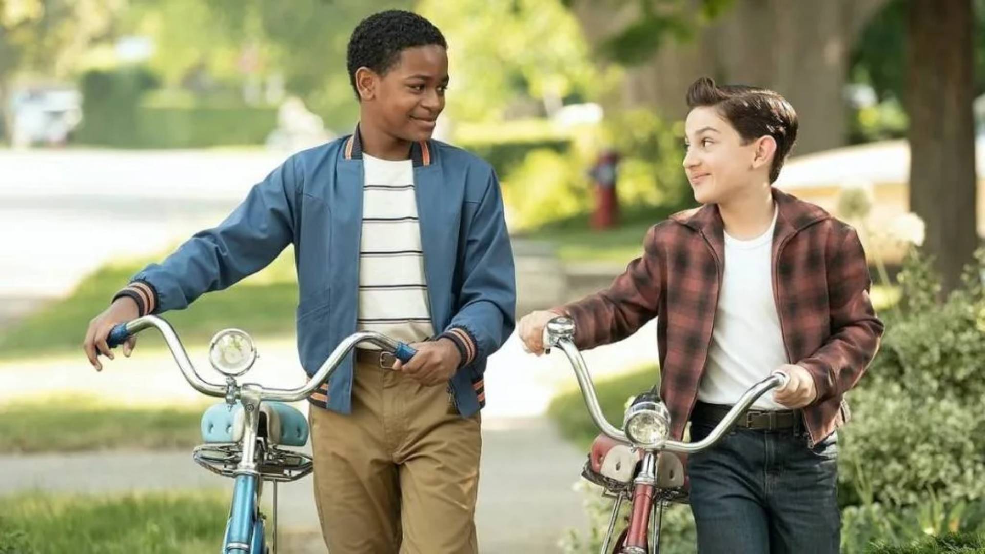 Blake Cameron James as Will Hanlon and Arian S. Cartaya as Rich Santos in It: Welcome to Derry