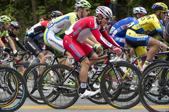 Alexey Tsatevich (Katusha) in the bunch