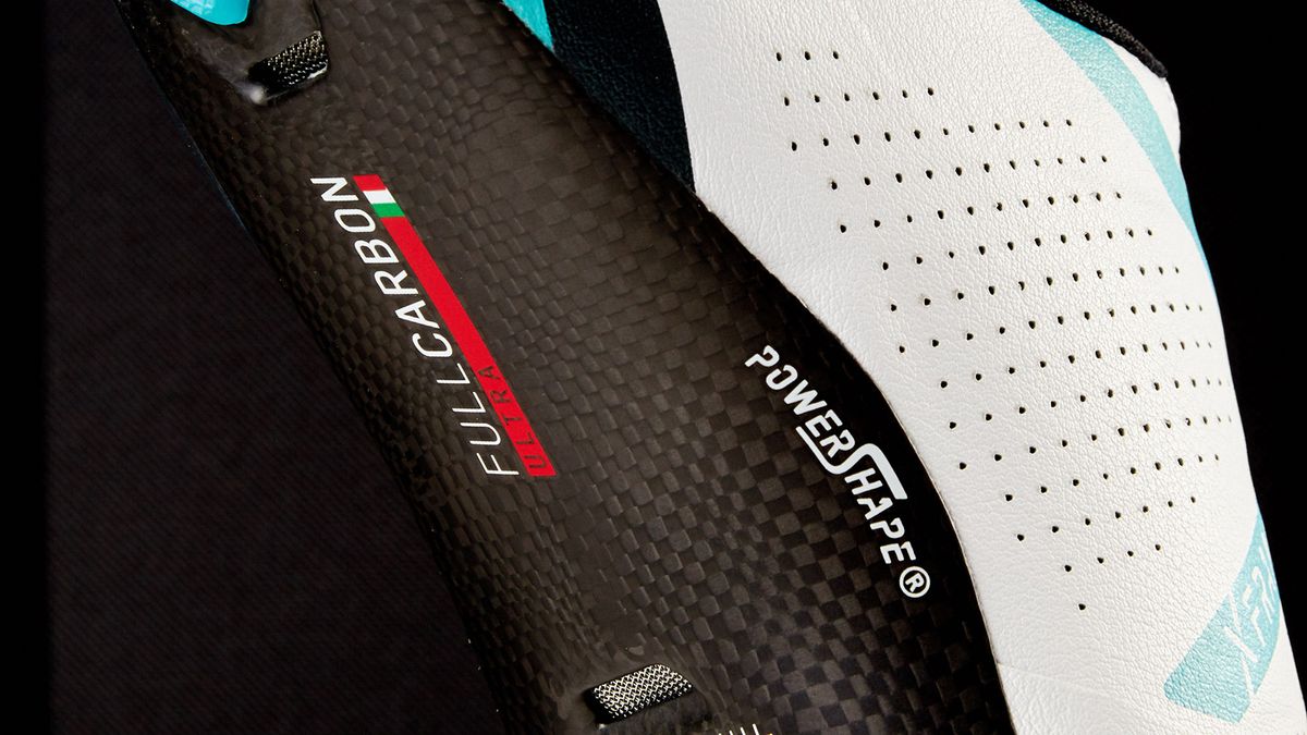 The carbon sole has been patented by the Italian brand