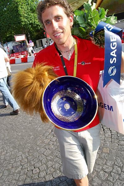 CSC needed a domestique just for carrying all the prizes.