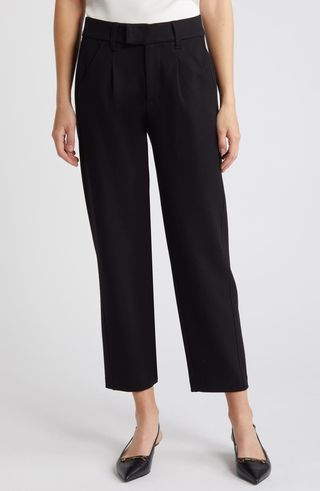 'ab'solution Skyrise Pleated Ankle Straight Leg Pants