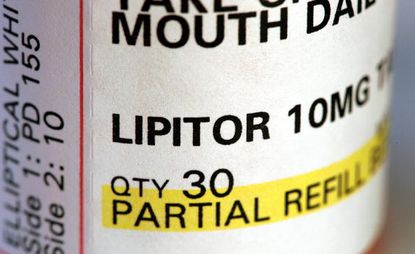 A Lipitor prescription bottle