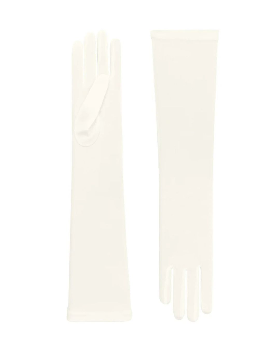 Theodora | Silk Opera Glove - Ivory / 6