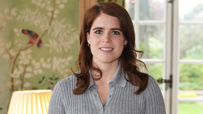 Princess Eugenie of York attends a reception and panel discussion on the fashion industry's commitment to sustainability