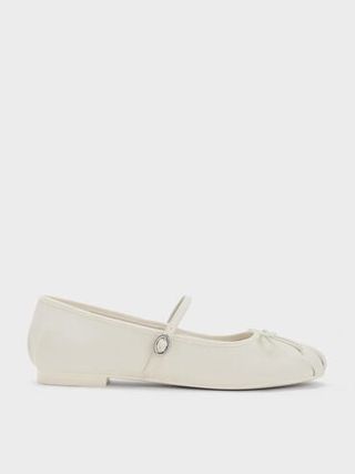 Emiko Bow Mary Jane Flats