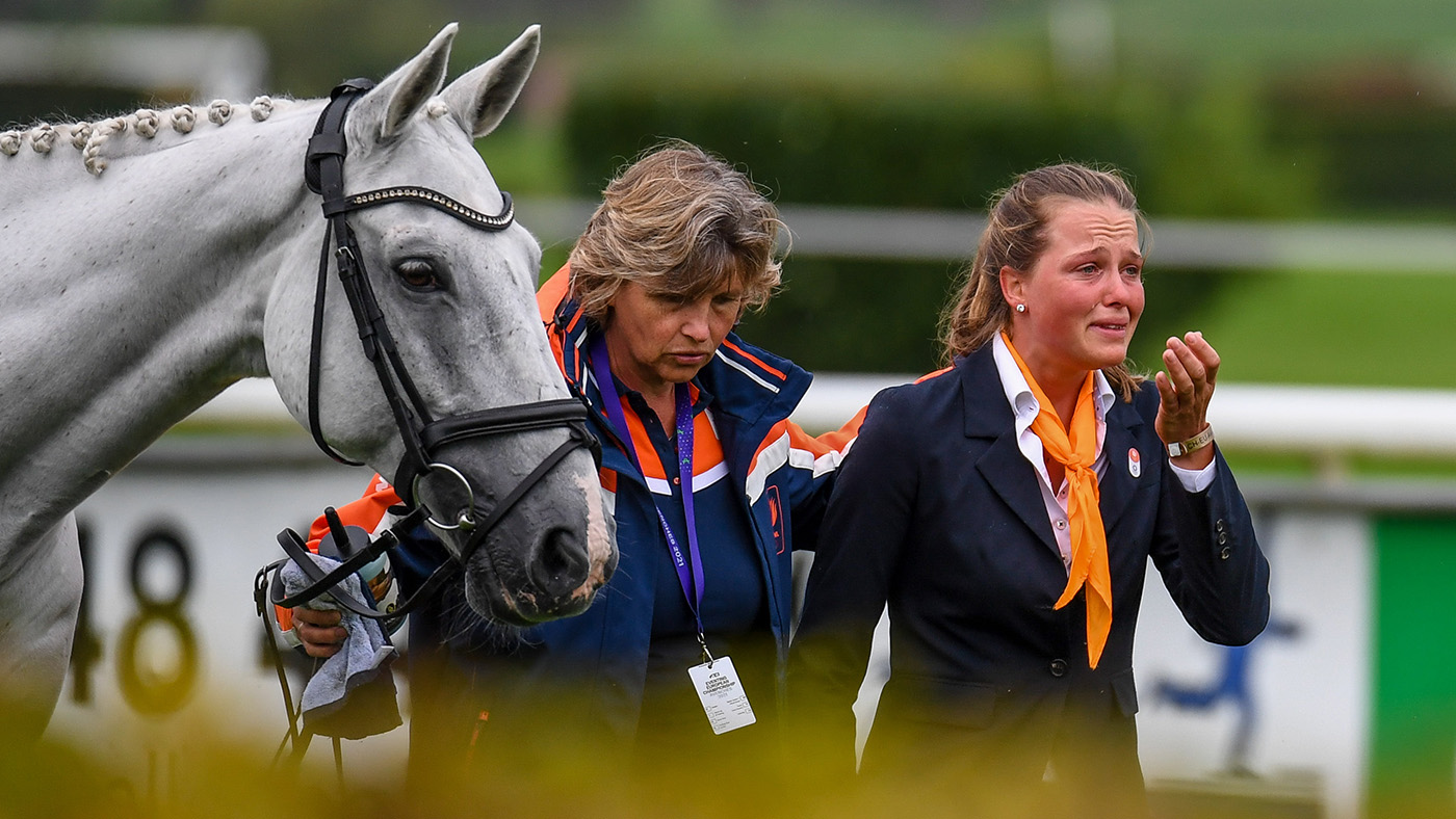 European Eventing Championships final trot-up: Janneke Boonzaaijer and ACSI Champ De Tailleur