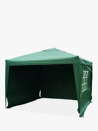 Lg Outdoor Hamilton Pop Up 3 X 3m Gazebo, Side Walls & Carry Case