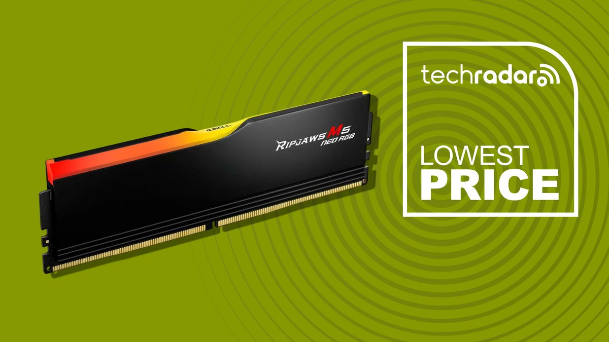 Save $30 on 16GB of G.SKILL Ripjaws M5 Neo DDR5-6000 RAM at Newegg