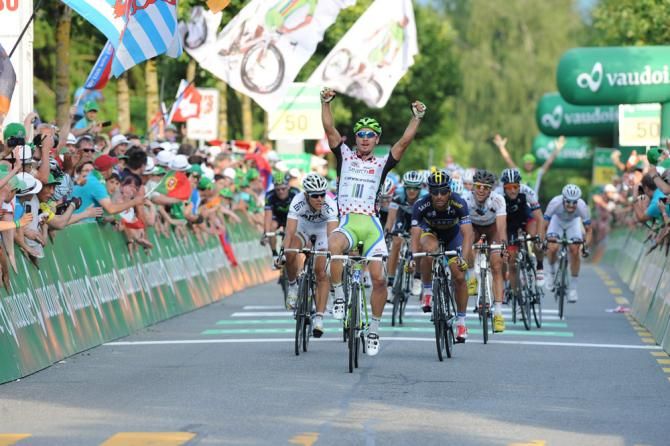 Peter Sagan (Cannondale) added another victory to his palmares, this time in stage 8 at the Tour de Suisse.