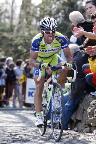 Murilo Fischer in action during the 2009 Tour of Flanders.