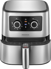Insignia 5-quart Mechanical Air Fryer: was $99.99 now $39.99 at Best Buy
This early Cyber Monday air fryer deal has knocked 60% off this no-frills device that can also bake and roast food. It's a smaller air fryer, but it's the perfect size for a family of four and now a great value for budget-minded ones.